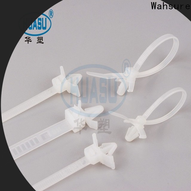 Wahsure clear cable ties company for industry