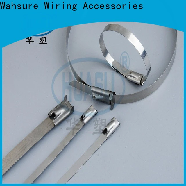 Wahsure self locking clear cable ties company for industry