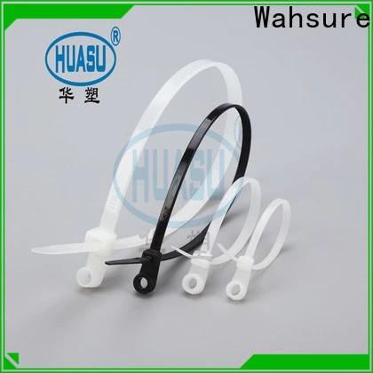 Wahsure latest clear cable ties supply for wire