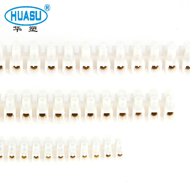 High Quality Low Price U Type Electrical 30 60 80 100 Amp Flexible PP/PA/PE Screw Terminal Block Wire Terminal Block Connector