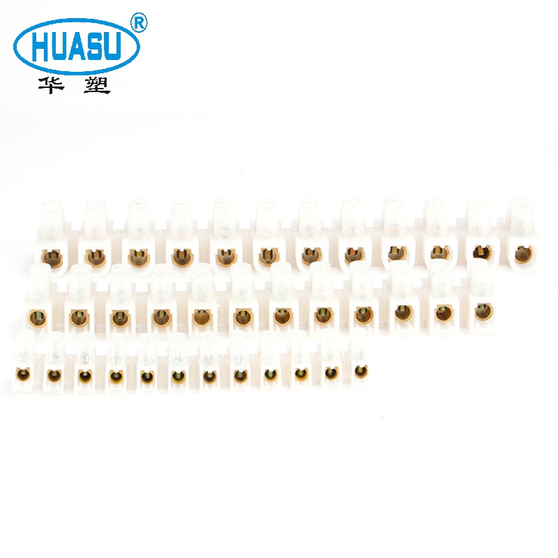 High Quality Low Price U Type Electrical 30 60 80 100 Amp Flexible PP/PA/PE Screw Terminal Block Wire Terminal Block Connector