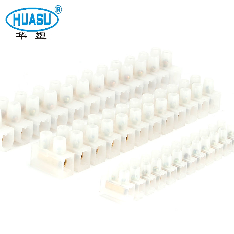 High Quality Low Price U Type Electrical 30 60 80 100 Amp Flexible PP/PA/PE Screw Terminal Block Wire Terminal Block Connector